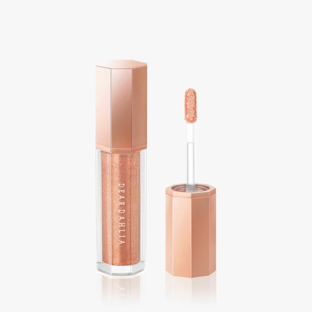 DEAR DAHLIA Paradise Shine Eye Sequins Liquid Eyeshadow QUEEN Copper Gold NEW